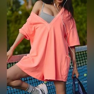 Free People Hot Shot Tee Romper